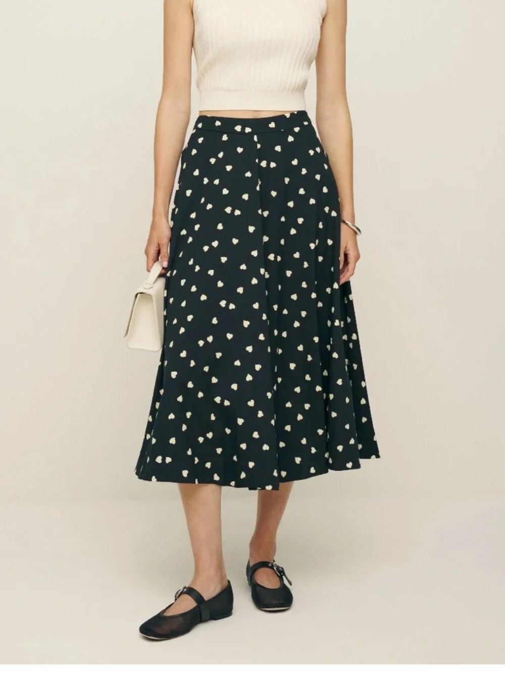 REFORMATION Maia midi skirt size 0